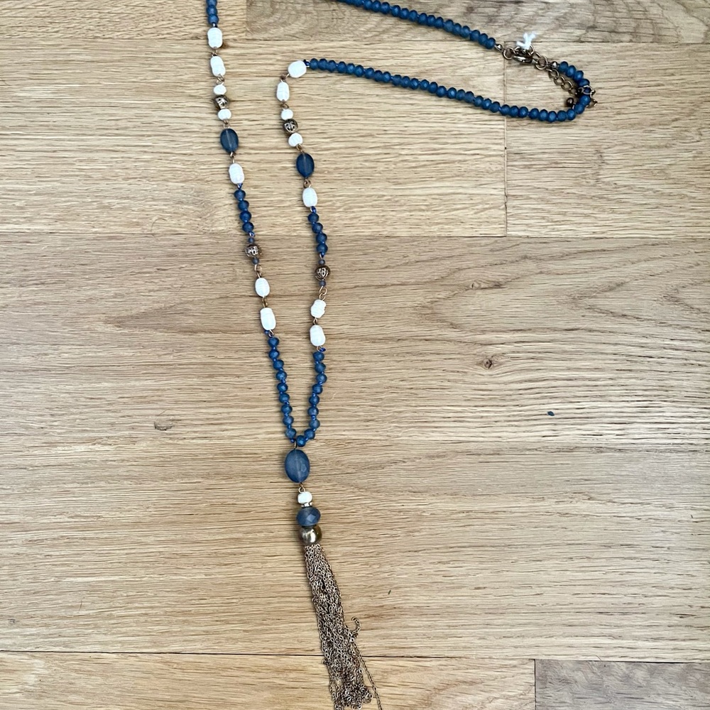 Pearl beaded necklace